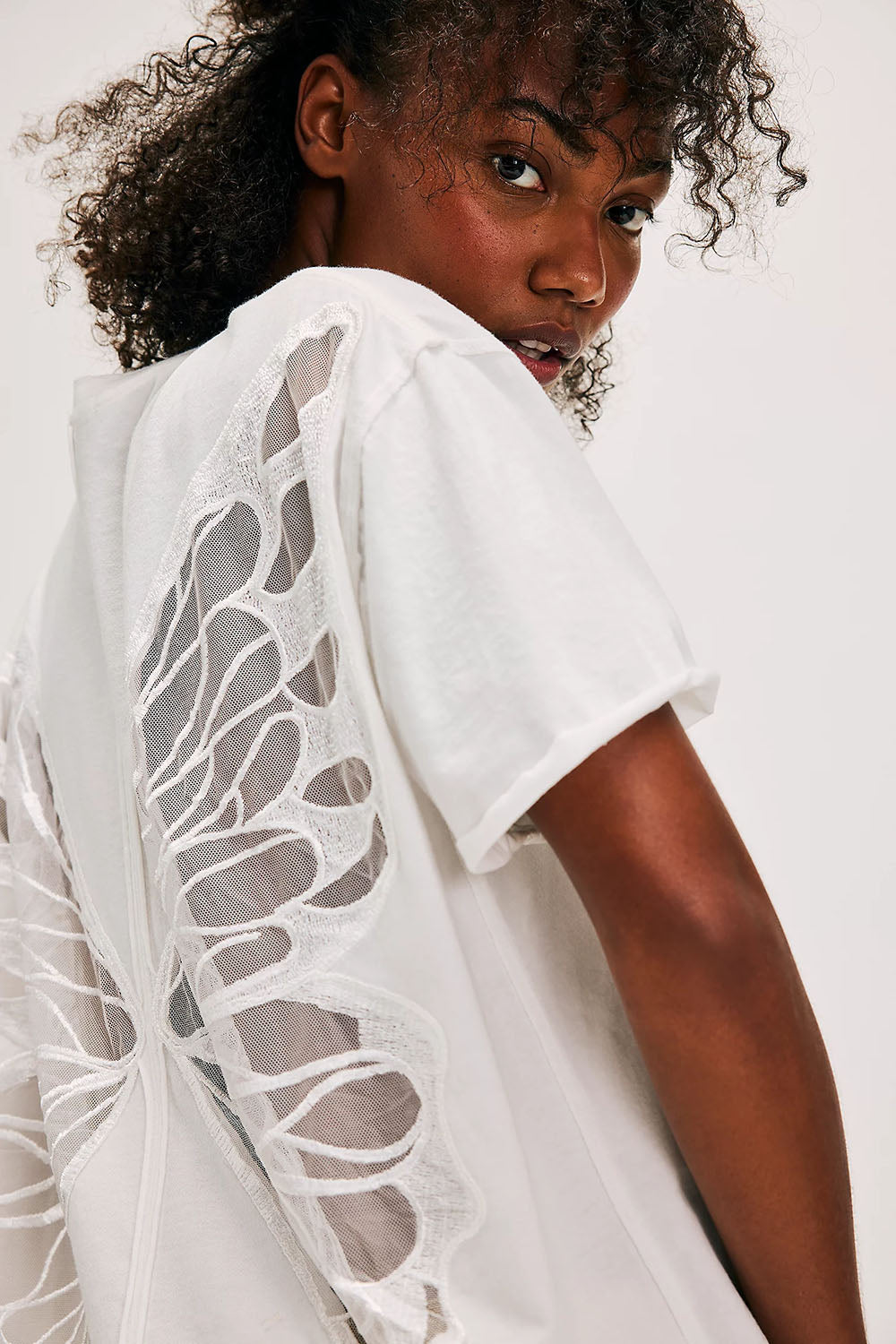 Butterfly Backless Shirt