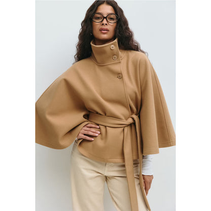 eterna-cape-jacket-high-neck-batwing-sleeve-beige-main-two