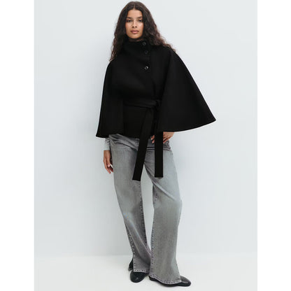 eterna-cape-jacket-high-neck-batwing-sleeve-black-main-one